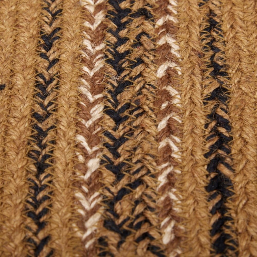 Country Star Farmhouse Jute Braided Stair Tread or Table Runner Rustic Primitive - Picture 3 of 4
